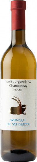 2018 Weißburgunder-Chardonnay Cuvée trocken - Weingut Dr. Schneider
