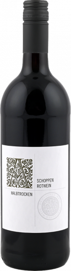 Schoppen Rotwein halbtrocken 1,0 L - Weinmanufaktur Dagernova