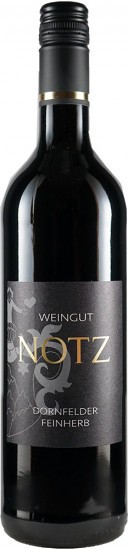 2018 Dornfelder feinherb - Weingut Notz