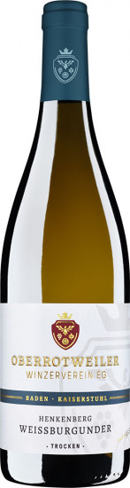 2022 Weißburgunder Henkenberg, 0,75 L, Region Kaiserstuhl, Baden trocken - Oberrotweiler Winzerverein