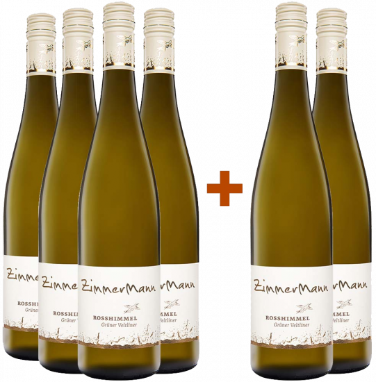 4+2 Paket Rosshimmel Grüner Veltliner Kremstal DAC Reserve trocken - Weingut Alois Zimmermann