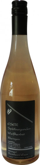 2017 Eser Spätburgunder Weißherbst - Weingut Bernhard Eser