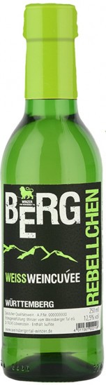 BergRebell Weissweincuvée halbtrocken 0,25 L - Winzer vom Weinsberger Tal