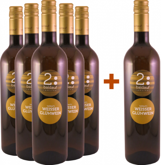 5+1 PAKET GLÜHWEIN WEISS - Weingut Baldauf