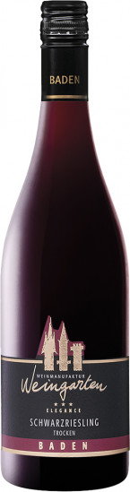 2022 Weinmanufaktur Weingarten Schwarzriesling Rotwein Elegance trocken - Weinmanufaktur Weingarten