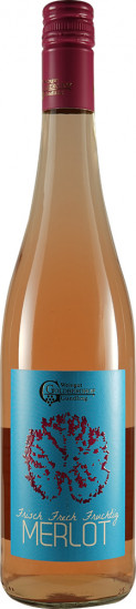 2023 Merlot Rosé Spätlese frisch, frech, fruchtig lieblich - Weingut Klaus Gündling Goldberghof