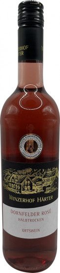 2023 Dornfelder Rosè halbtrocken - Winzerhof Härter