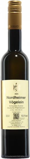 2025 Scheurebe Auslese edelsüß 0,5 L - Weingut Knoblach