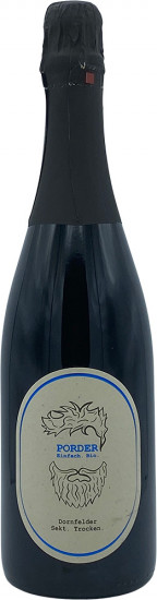 2018 Dornfelder Rotsekt trocken Bio - Weingut Porderhof