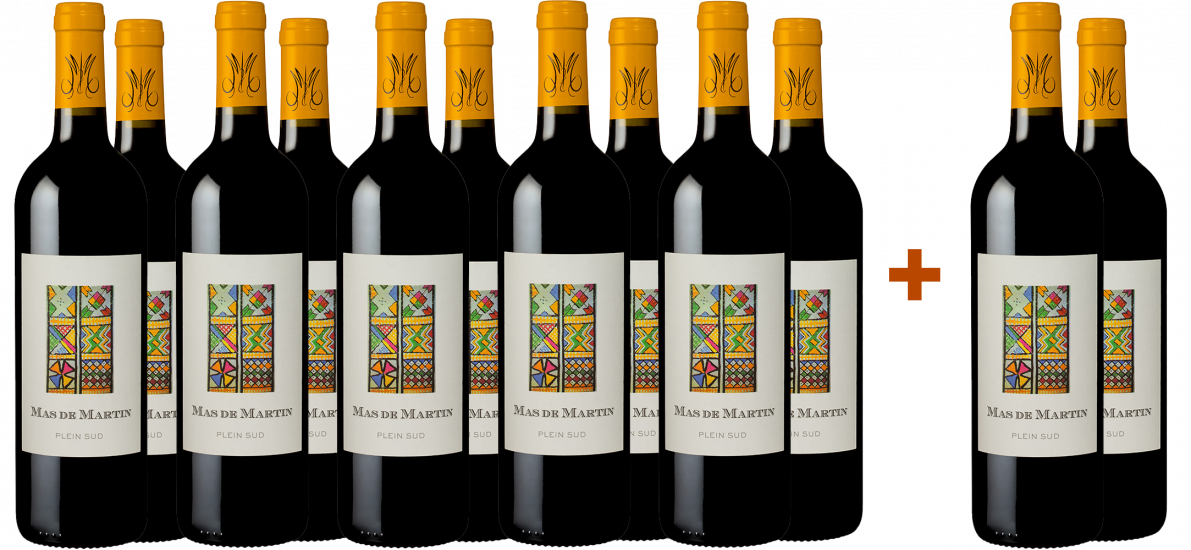 10+2 Cuvée Plein Sud Saint Guilhem IGP - Domaine du Mas de Martin