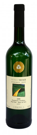 2008 Ringelbacher Schloßberg Pinot Noir Blanc de Noir QbA trocken - Weingut Decker