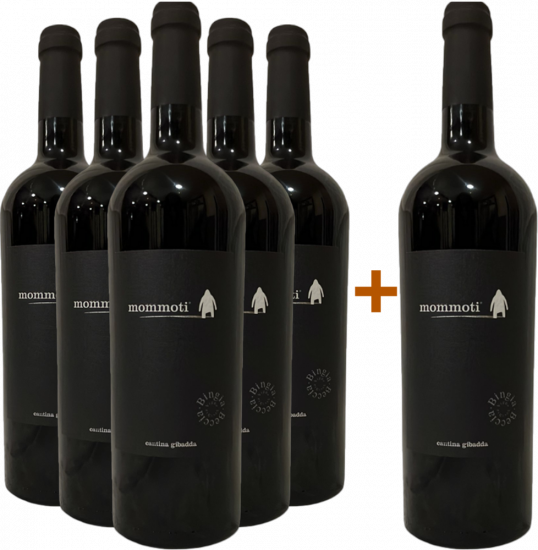 5+1 Paket Mommoti Isola dei Nuraghi IGP - Cantina Gibadda