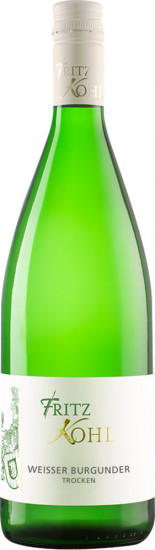 2024 Weißer Burgunder trocken 1,0 L - Weingut Fritz Kohl
