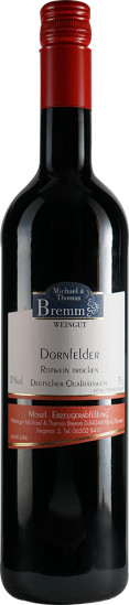 2022 Dornfelder Rotwein Qualitätswein trocken - Weingut Bremm