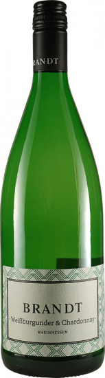 2019 Weissburgunder-Chardonnay trocken 1,0 L - Weingut Brandt