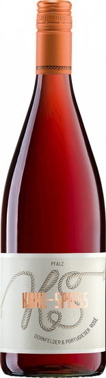 2024 Portugieser-Dornfelder Rosé lieblich 1,0 L - Weingut Kohl-Spieß