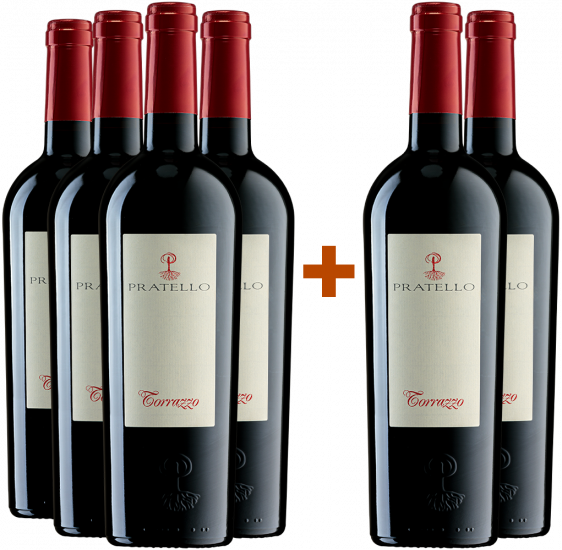 4+2 Paket Torrazzo Riviera del Garda Rosso DOC - Pratello