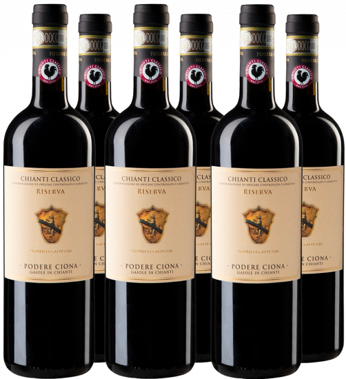 Box Promozionale Chianti Classico Riserva DOCG 2016 - Podere Ciona