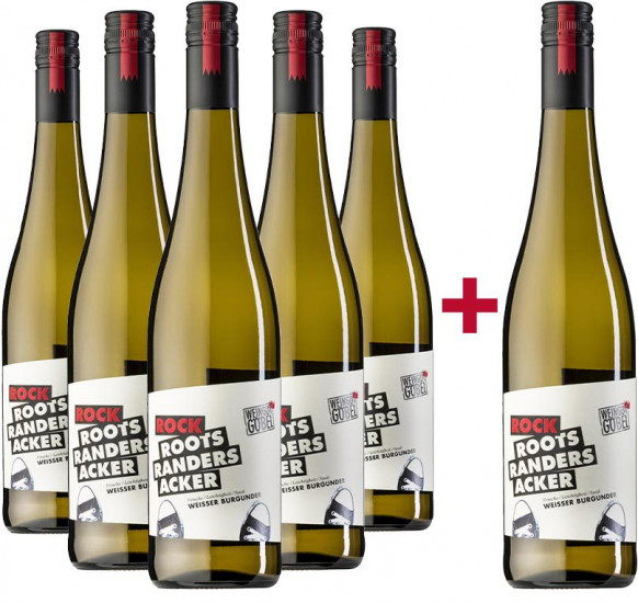 5+1 Paket Rock Weißer Burgunder trocken - Weingut Martin Göbel
