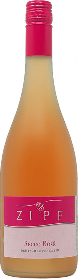 2017 Secco Rosé Deutscher Perlwein fruchtig - Weingut Zipf