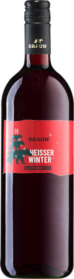 { Heißer Winter Glühwein rot 1,0 L - Familienweingut Braun