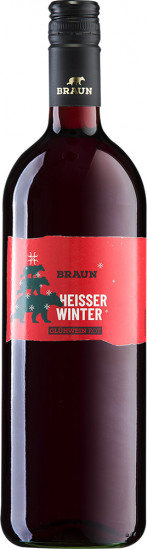 { Winterschoppen Glühwein rot 1,0 L - Familienweingut Braun