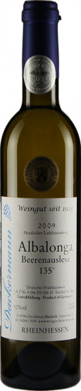 2009 ALBALONGA 135° Beerenauslese edelsüß 0,5 L - Weingut Dackermann