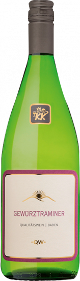 2024 Gewürztraminer Dt. QW *QW* lieblich 1,0 L - Winzergenossenschaft Königschaffhausen-Kiechlinsbergen
