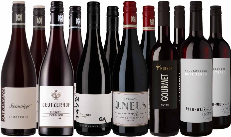 Großes Rotwein Selektion-Paket 