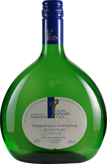 2018 Scheurebe Spätlese Thüngersheimer Scharlachberg feinherb - Weingut Gebr. Geiger jun.