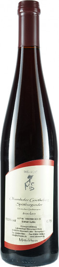 2019 Obernhofer Goetheberg Spätburgunder trocken - LAHN Weingut Massengeil-Beck