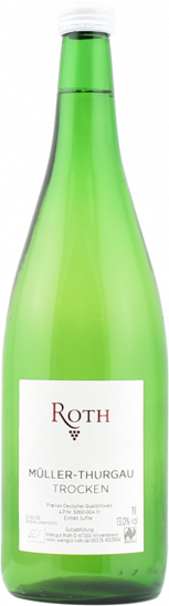 2022 Müller-Thurgau trocken Bio 1,0 L - Weingut Roth