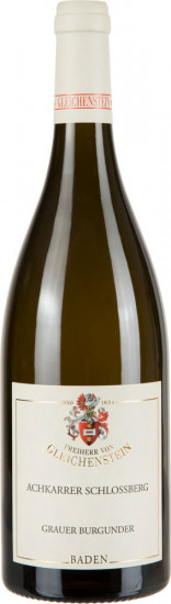 2015 Achkarrer Schlossberg Grauer Burgunder QbA trocken - Weingut Freiherr von Gleichenstein