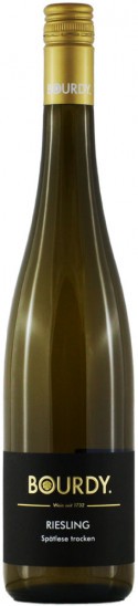 2017 Riesling Spätlese trocken - Weingut Bourdy