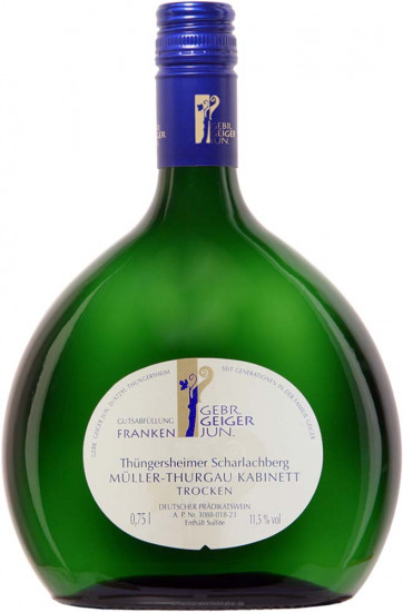 2022 Müller-Thurgau Kabinett Thüngersheimer Scharlachberg trocken - Weingut Gebr. Geiger jun. 