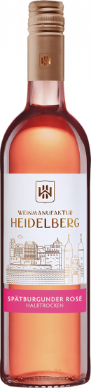 2024 Weinmanufaktur Heidelberg Spätburgunder Rosé Tradition halbtrocken - Winzer von Baden