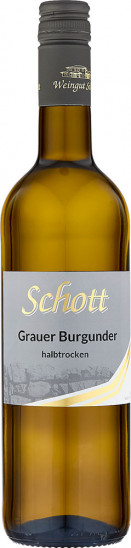 2023 Grauber Burgunder halbtrocken - Weingut Schott