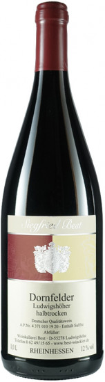 2019 Dornfelder halbtrocken 1,0 L - Weingut Winckler