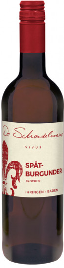 2013 Spätburgunder Rotwein trocken - Weingut Dr. Schandelmeier