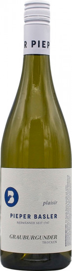 2024 Grauburgunder Plaisir trocken - Weingut Pieper-Basler