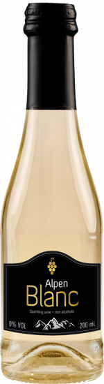 N°0 Alpen Blanc - Piccolo Sekt Welschriesling Alkoholfrei 0,2 L - Alpdrinks