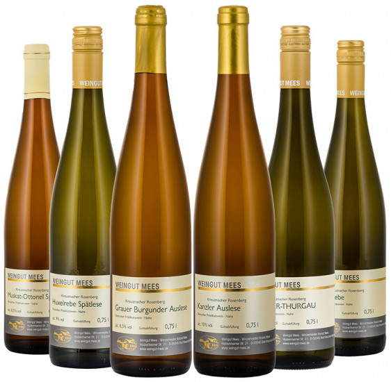 Probierpaket Weißwein lieblich/edelsüß // Weingut Mees