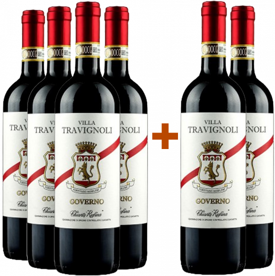 4+2 Governo all'Uso Toscano Chianti Rufina DOCG - Villa Travignoli