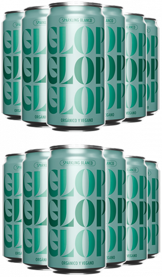 Aktionpaket Glop White Sparkling Cataluña DO BIO 0,2 L Bio - Glop Wines