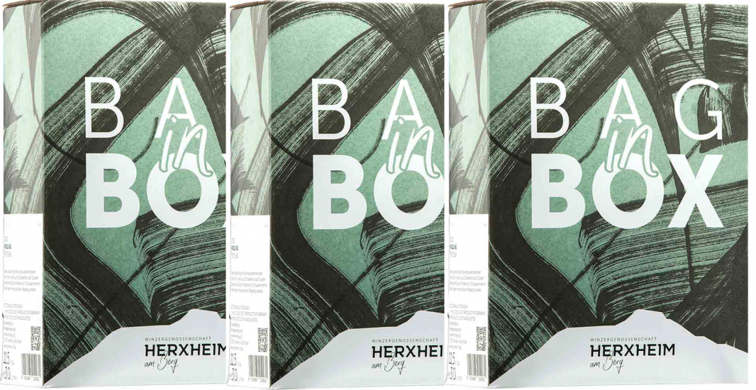 4er Paket Riesling Bag-in-Box - Winzergenossenschaft Herxheim am Berg
