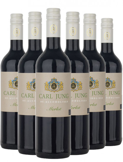 Merlot Entalkoholisierter Wein BIO (6 Flaschen) Bio - Carl Jung