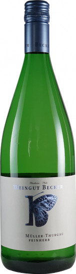 2023 Müller-Thurgau feinherb Bio 1,0 L - Weingut Becker-Heißbühlerhof