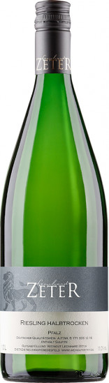 2025 Riesling halbtrocken 1,0 L - Weingut Leonhard Zeter