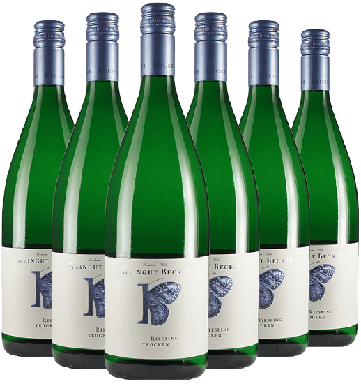 Riesling Paket trocken 1L BIO Bio - Weingut Becker-Heißbühlerhof