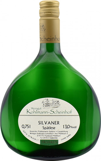 2023 Silvaner Spätlese trocken - Weingut Kohlmann-Scheinhof
